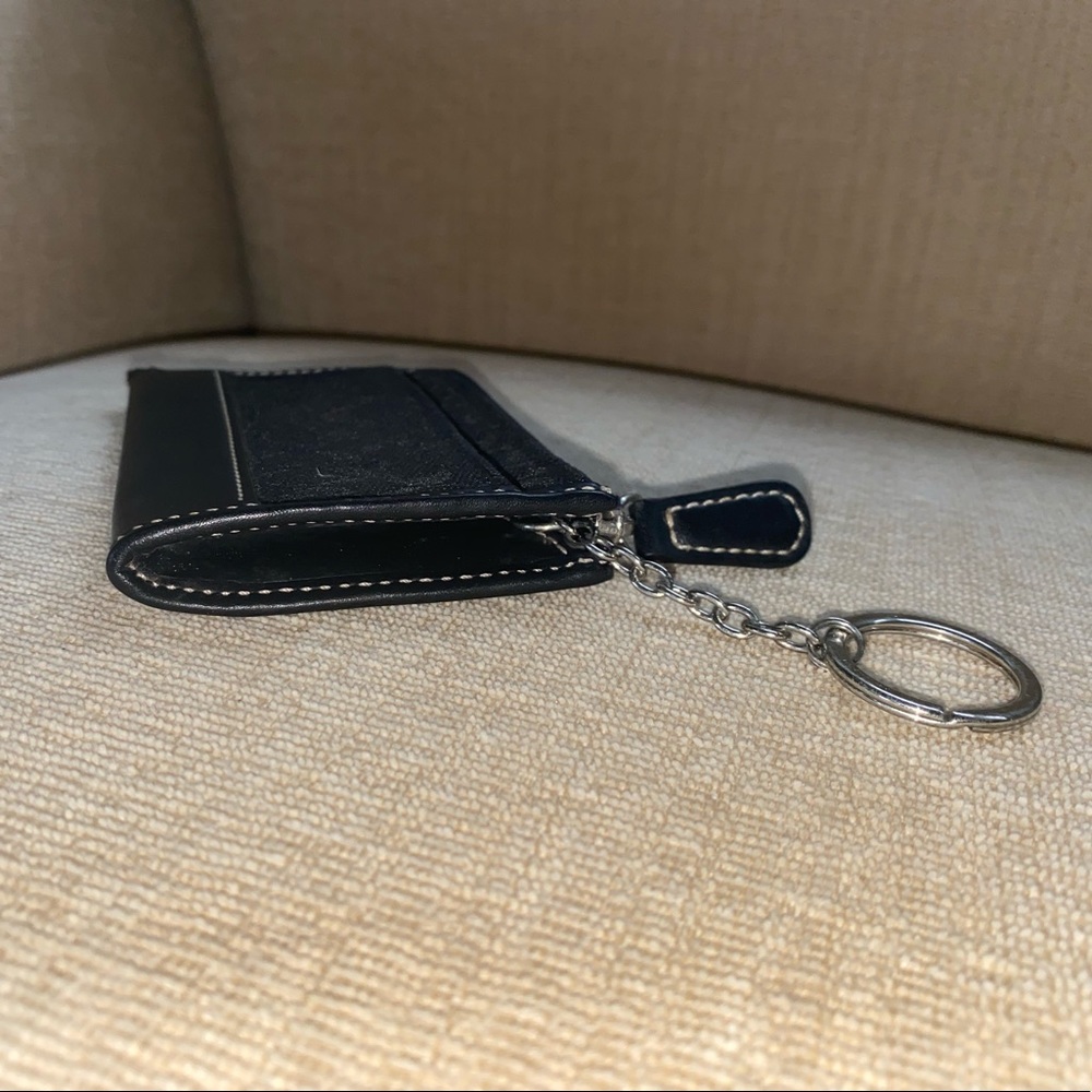 Coach Signature Zip Key Case - Picture 12 of 13